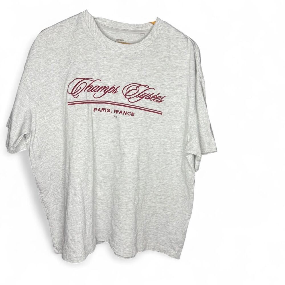 Cotton On gray graphic tee Women’s size L